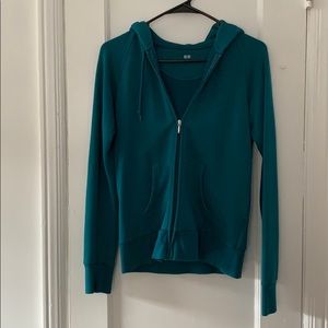 Teal hoodie